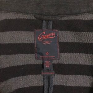 Grayers Navy Cotton Fall/Winter Overcoat Sweater Jacket - Free Shipping